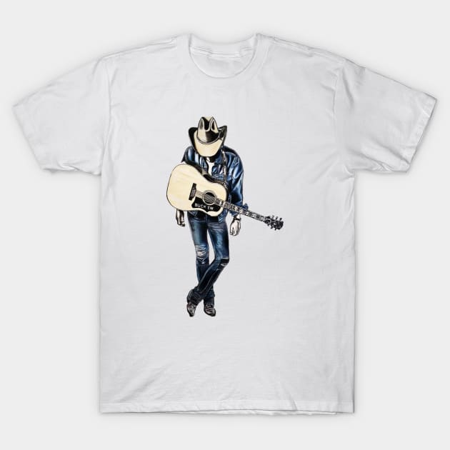 Dwight Yoakam T-Shirt by Kena Ring Arts